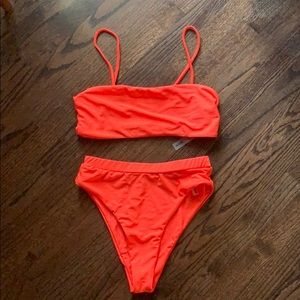 SHEIN Bright Orange Bikini